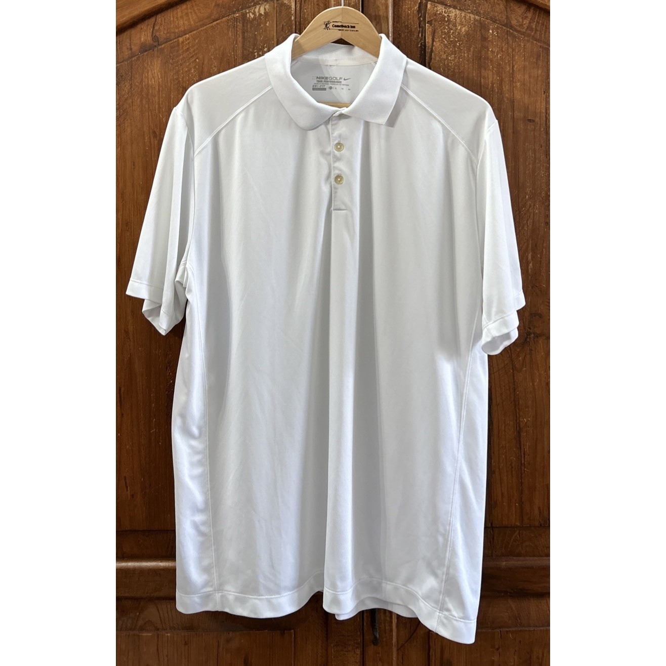 Mens Nike Golf Tour Performance Golf Polo Shirt Sz Xl 818050 White